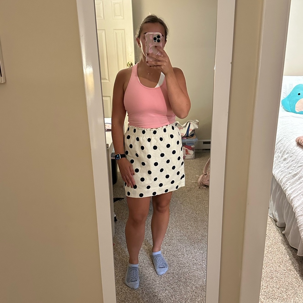 Jcrew linen skirt